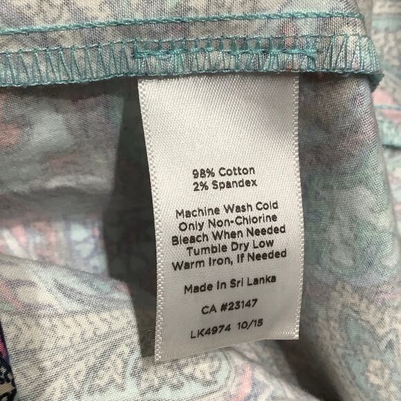 Talbots Petite Multicolor Paisley Skirt, Size 6P - Colorful, Vibrant, Casual - Picture 6 of 10